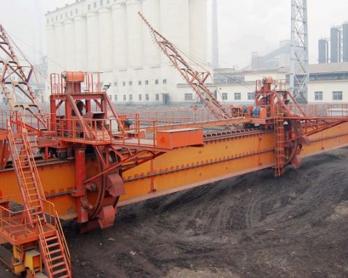 Одинарний мостовий реклаймер з ковшовим колесом